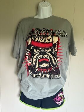 Y2K Ed Hardy Tee